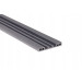 Polykarbonat bottentätning PVC , svart, 100 cm