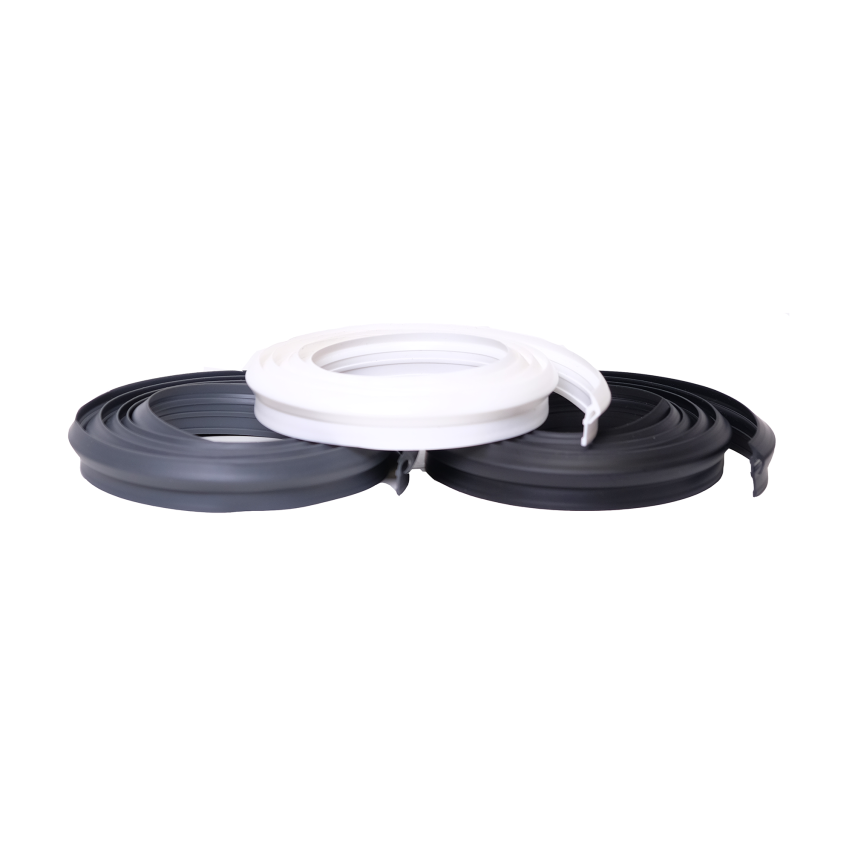 Packning för metallfönsterbrädor PVC 1 m, svart, packningar