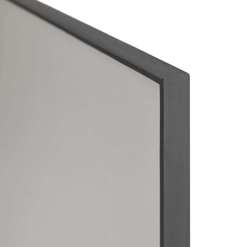 Möbelprofil C 18 mm, mörkgrå med självhäftande tejp, längd 5m