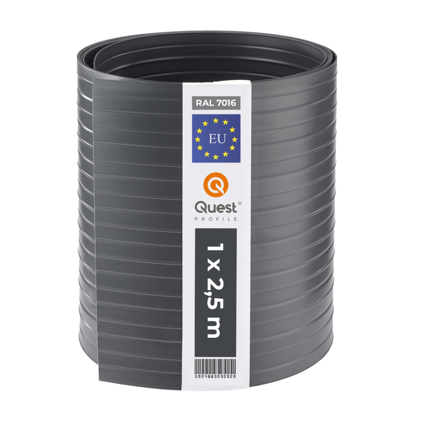 Staketband Quest® Lux 900 g/m², 19cm Antracit RAL7016