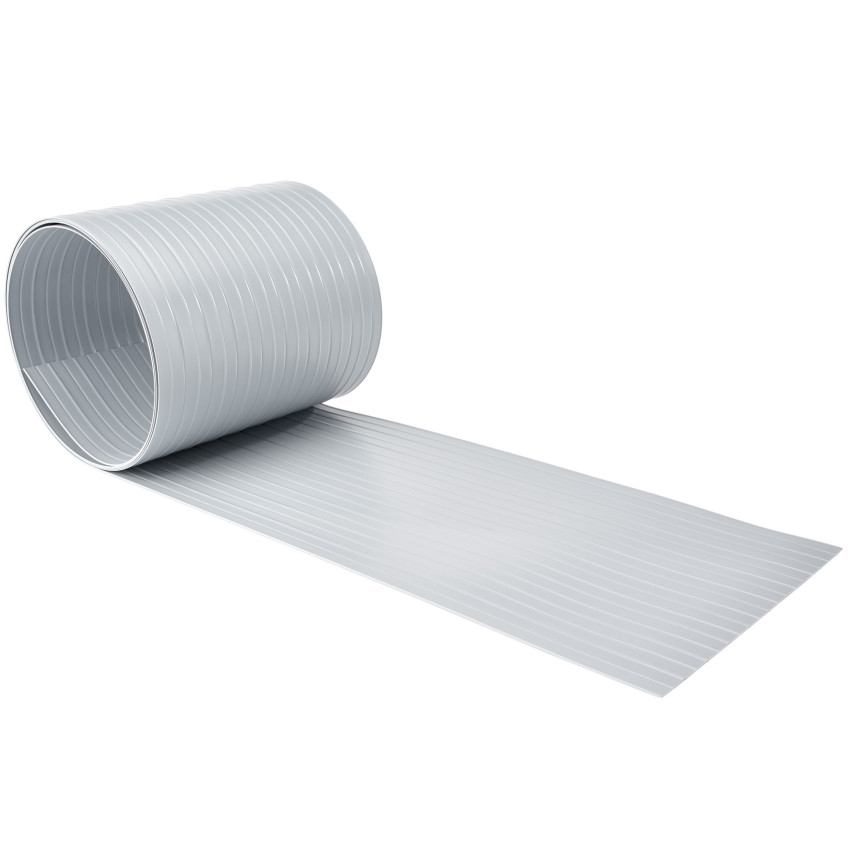 Insynsskydd PVC för trädgården och balkongen grå UV-beständig, 900 g/m2