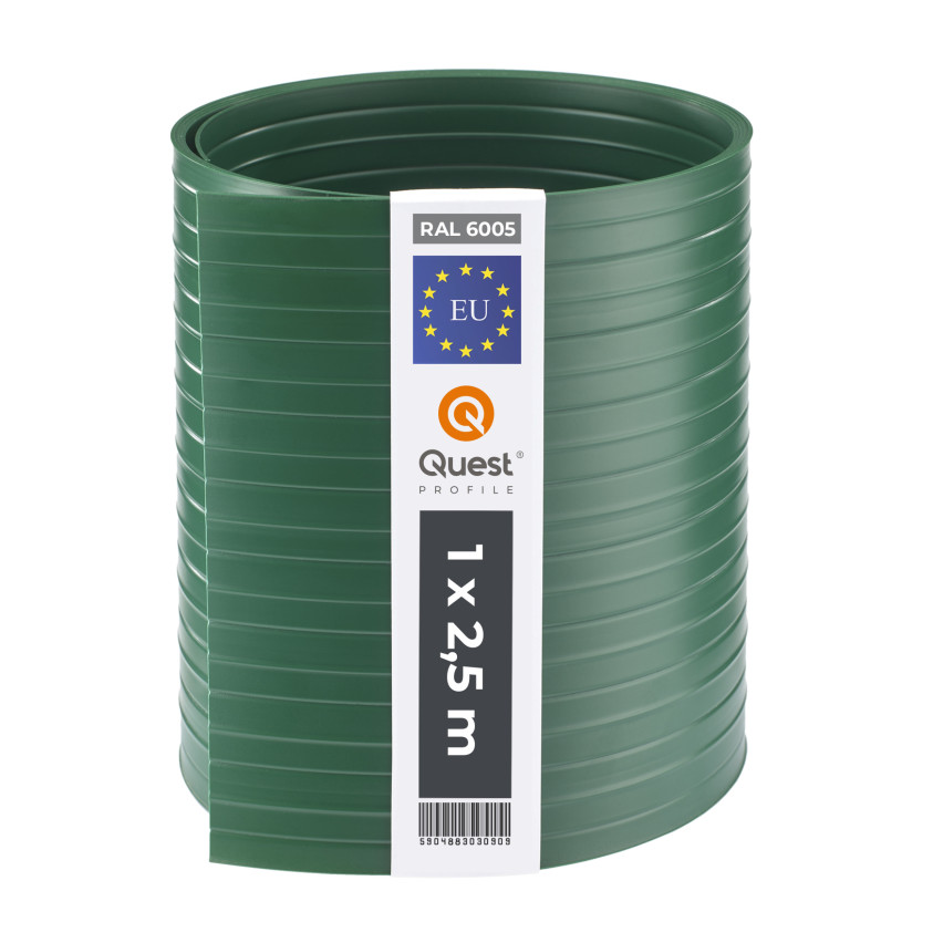 Staketband Quest® Lux 900 g/m², 19cm Grön RAL 6005