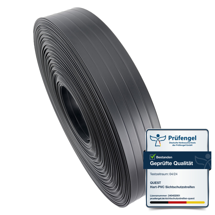 Staketband Quest® Lux 900 g/m², 19cm Antracit RAL7016
