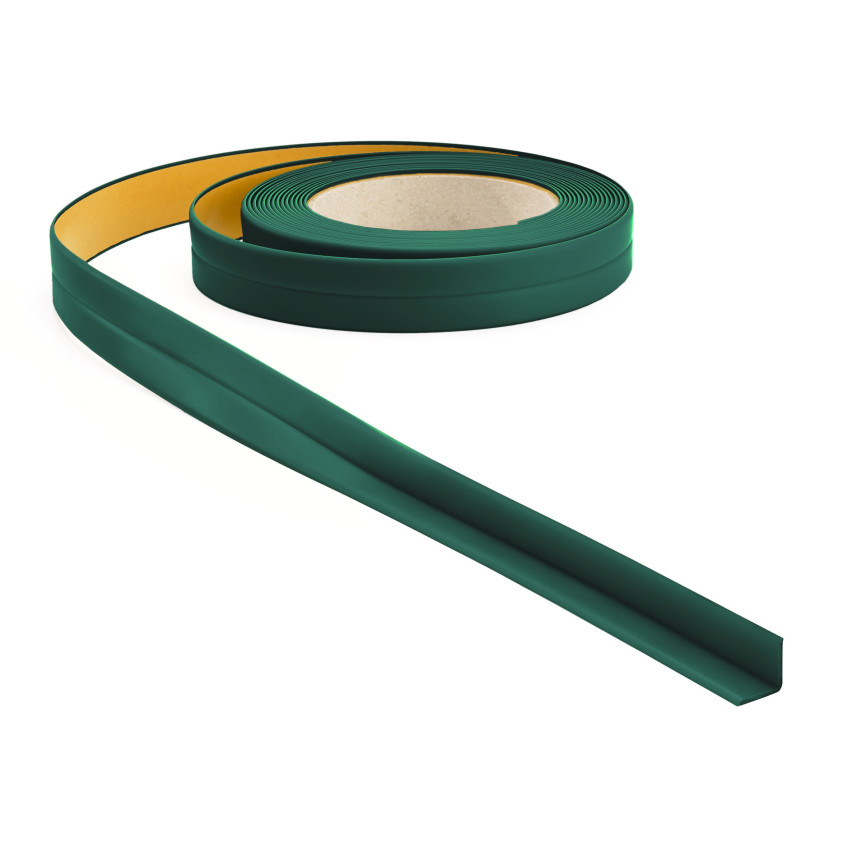 Självhäftande mjuk golvlist 10x10mm för kök och badrum PVC-band för fogtätning grön 5m