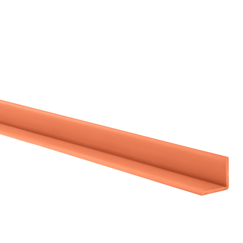 Monteringslist PVC självhäftande 10x10 mm, 5 m, Tegelsten på skumtejp