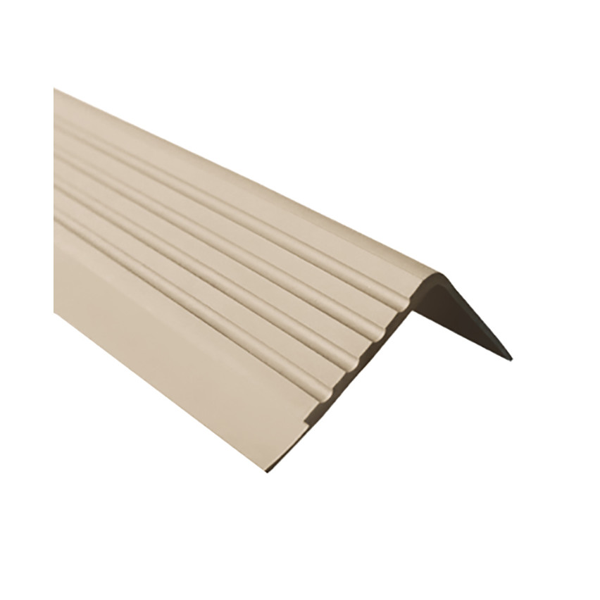 Antiglidprofil för trappor 40x40mm 150cm beige