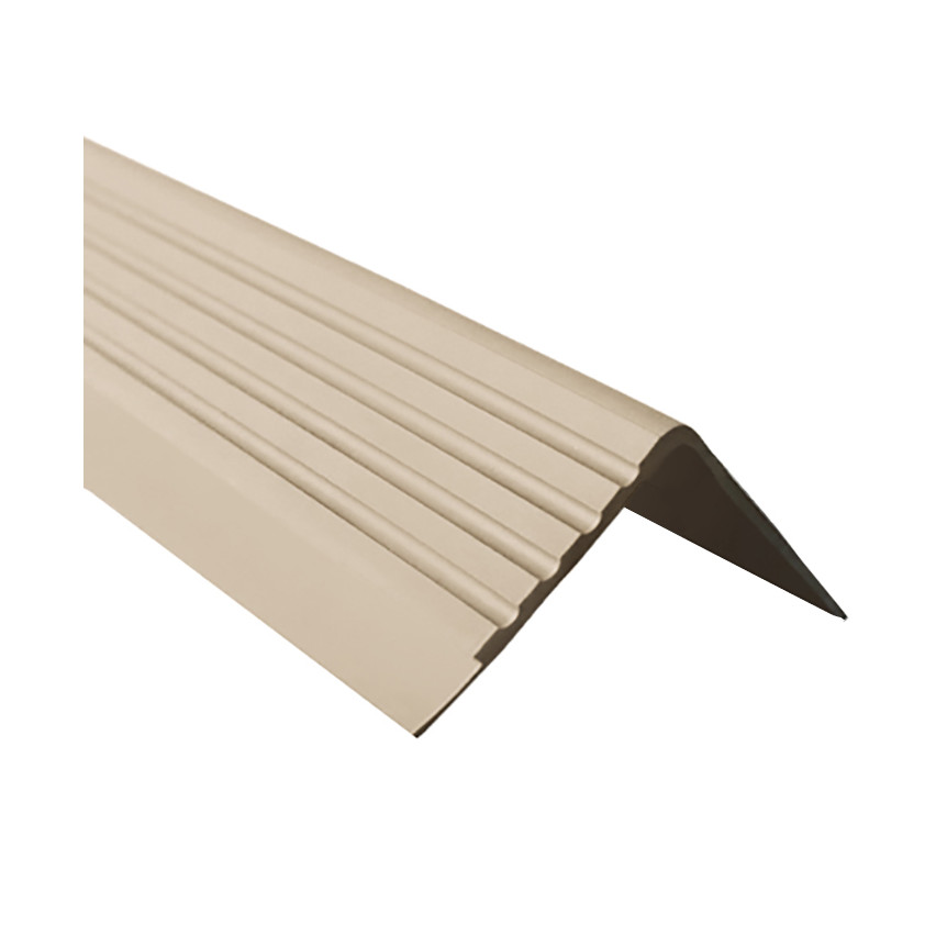 Antiglidprofil för trappor 40x60mm 150cm beige