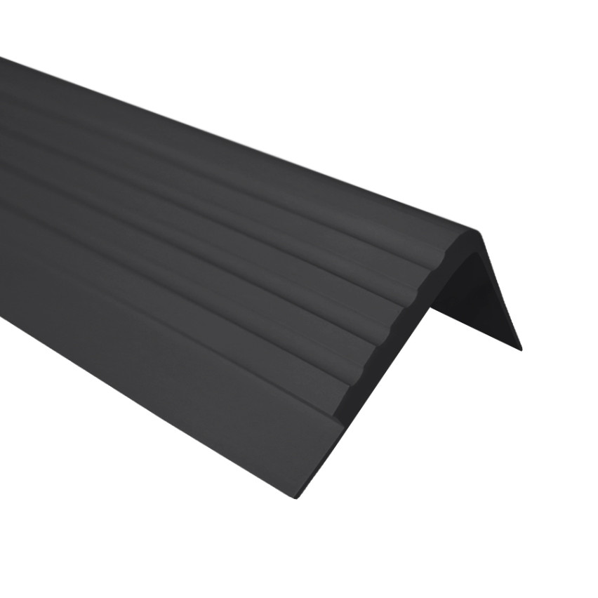 Anti-slip-profil för trappor 42x40mm 150cm svart