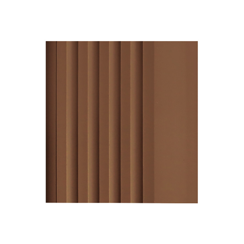 Halkfri trappkantlist PVC 50x42 mm, 150 cm, brun, trapprofil RGP
