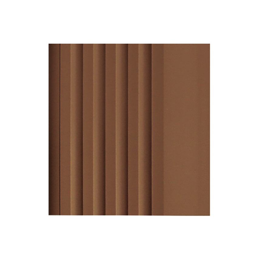 Antiglidprofil för trappor med klister, 50x42 mm, brun, 