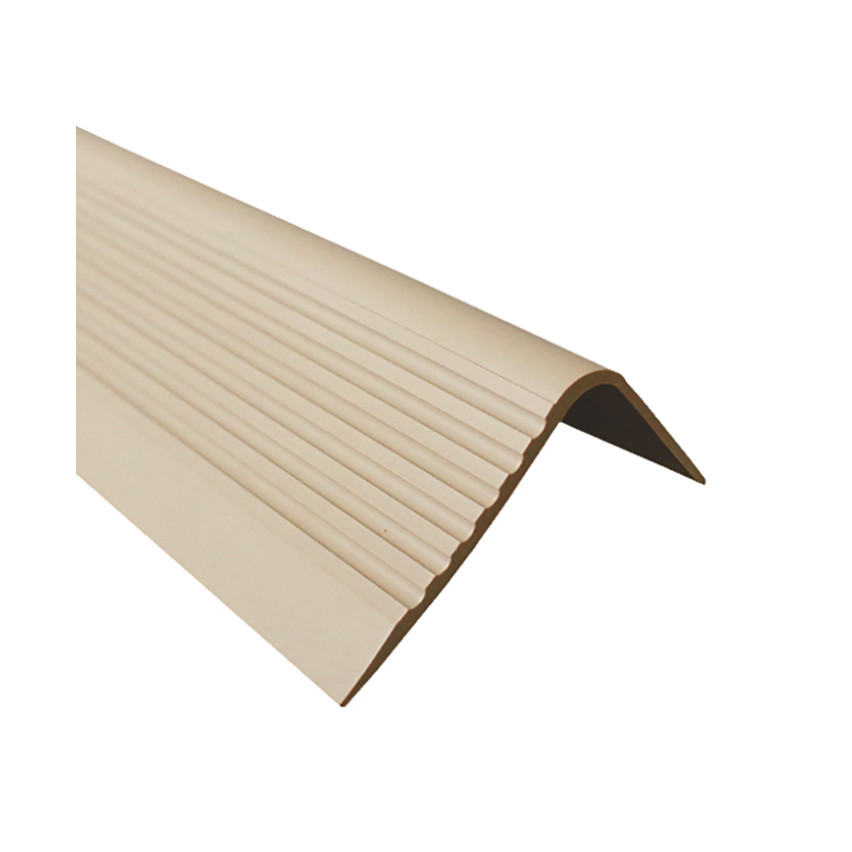 Antiglidprofil för trappor 70x40mm 150cm beige