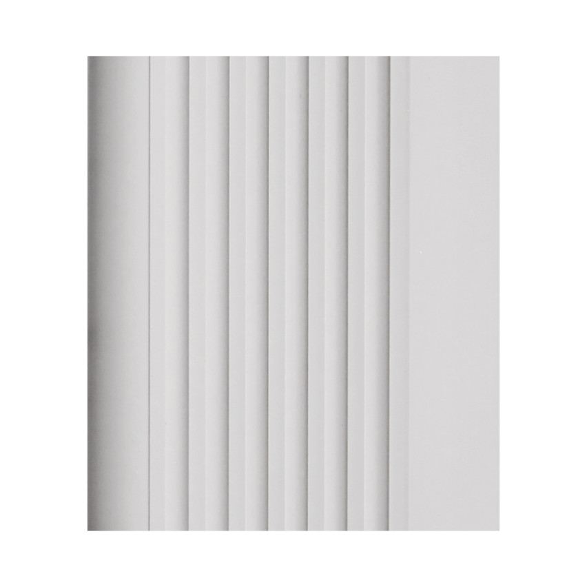 Halkfri trappkantlist PVC 52x40 mm, 150 cm, grå, trapprofil RGPT