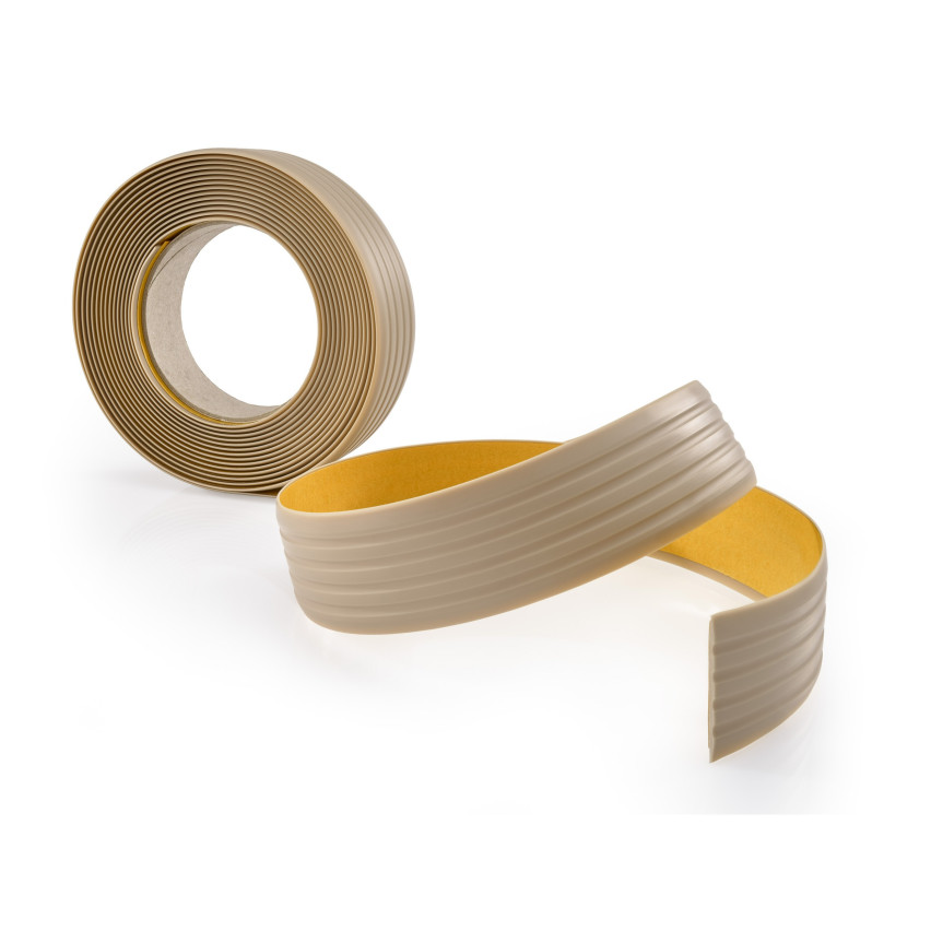 halkskyddslist 35 mm, 5 m, beige självhäftande, flexibel, mjuk remsa LAP