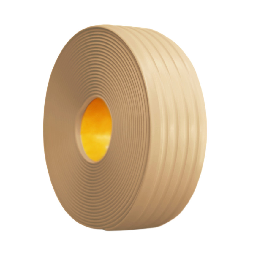 halkskyddslist 35 mm, 5 m, krämig självhäftande, flexibel, mjuk remsa LAP
