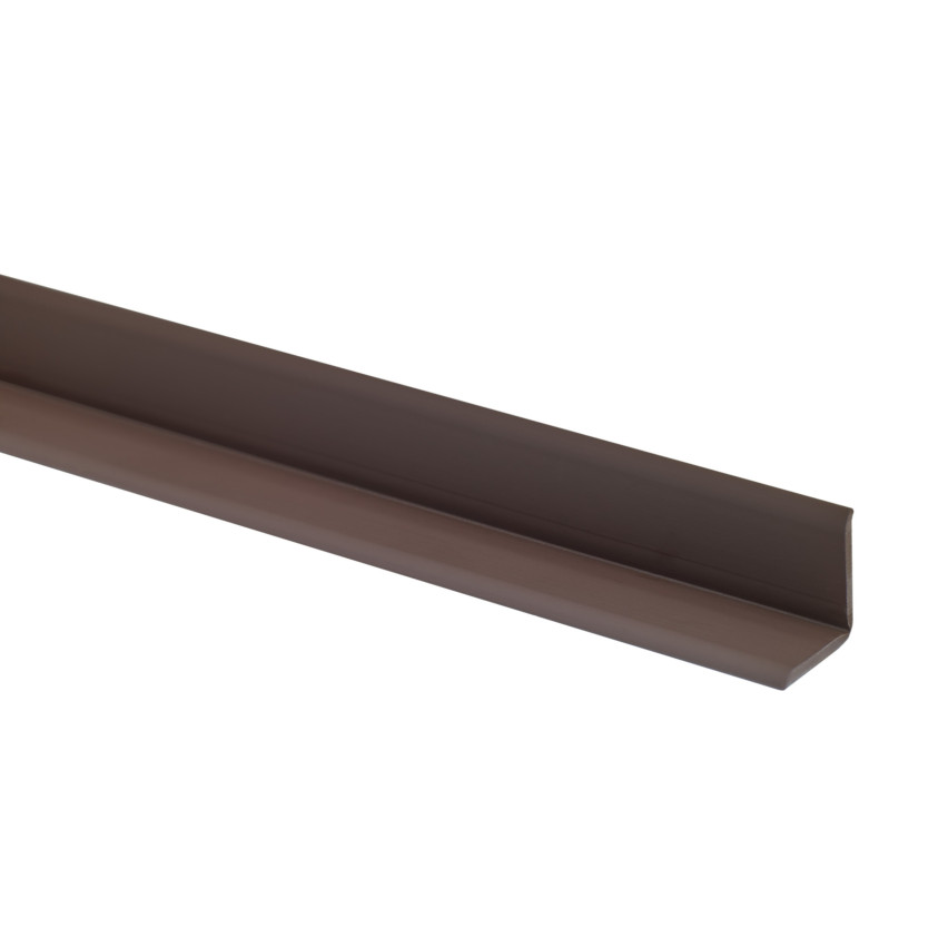 Självhäftande mjuk golvlist 10x10mm för kök och badrum PVC-band för fogtätning Mörkbrun 5m