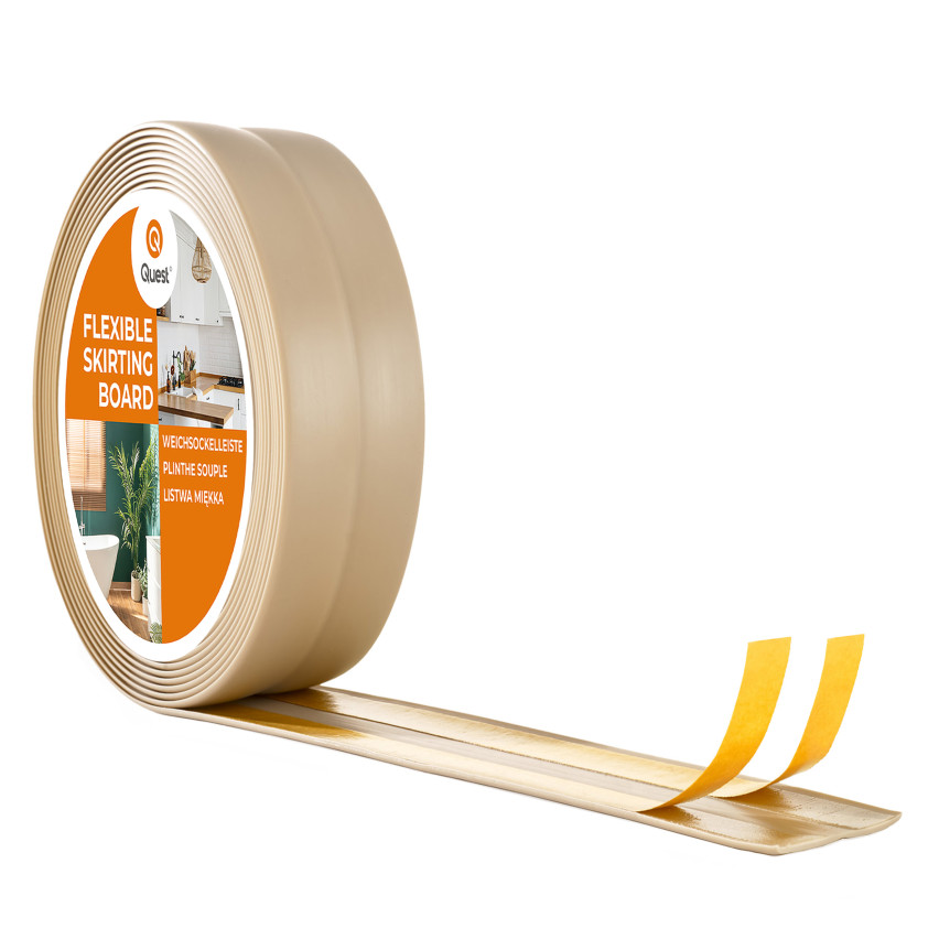 Självhäftande PVC-avslutningslist, beige