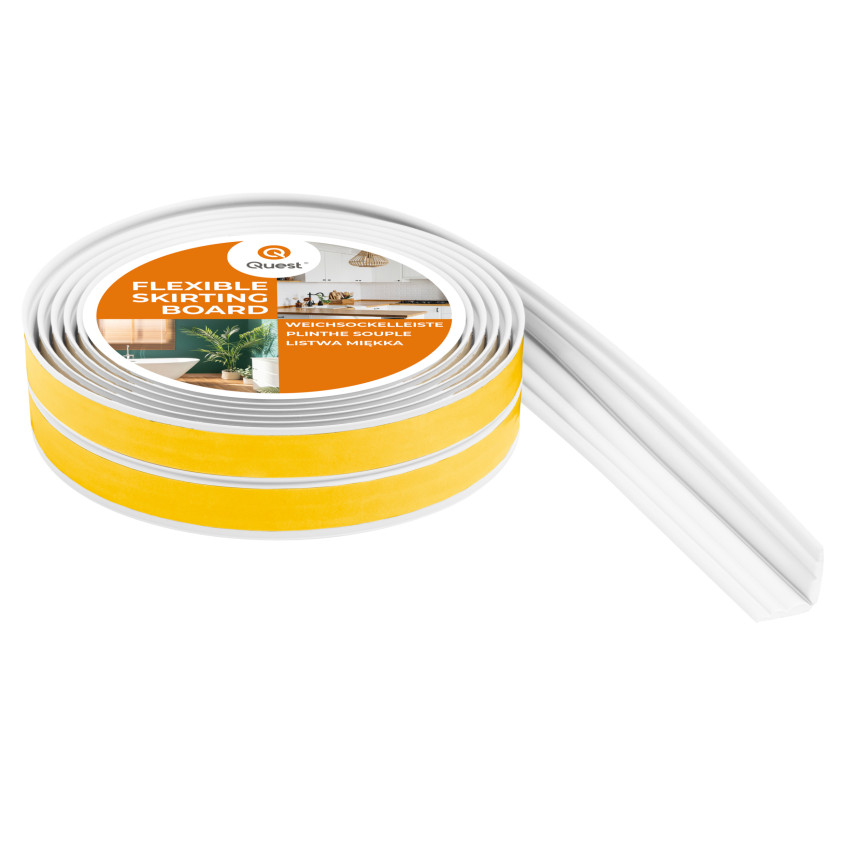 Halkskyddande PVC-remsa 40mm, LAP2 vit, 5m
