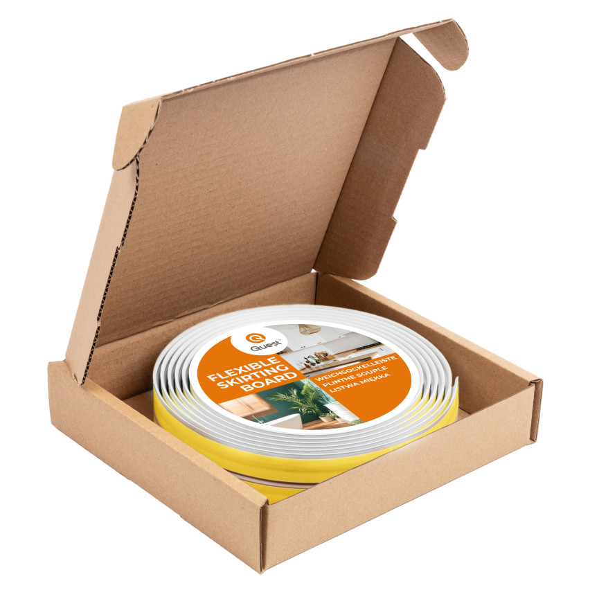 Halkskyddande PVC-remsa 40mm, LAP2 vit, 5m