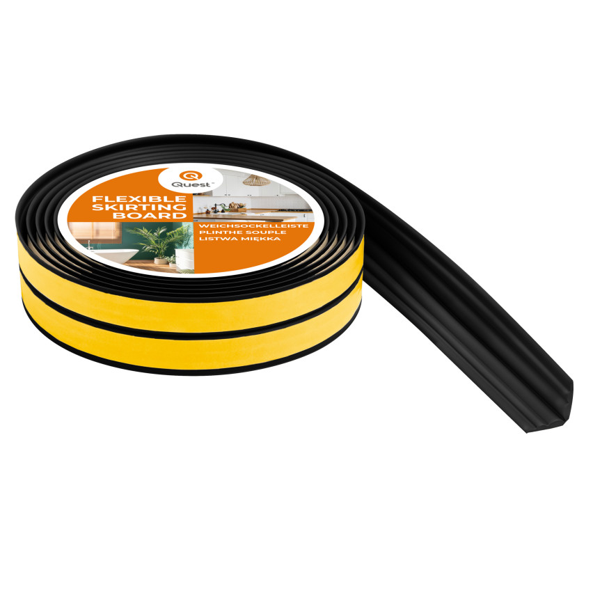 Halkskyddande PVC-remsa 40mm, LAP2 svart, 5m