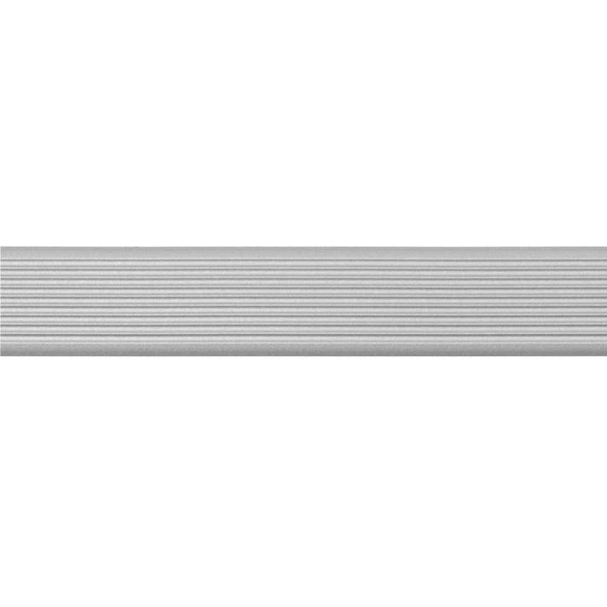 Självhäftande PVC halkskyddslist, räfflad, LAP3, 35mm, 5m, silver
