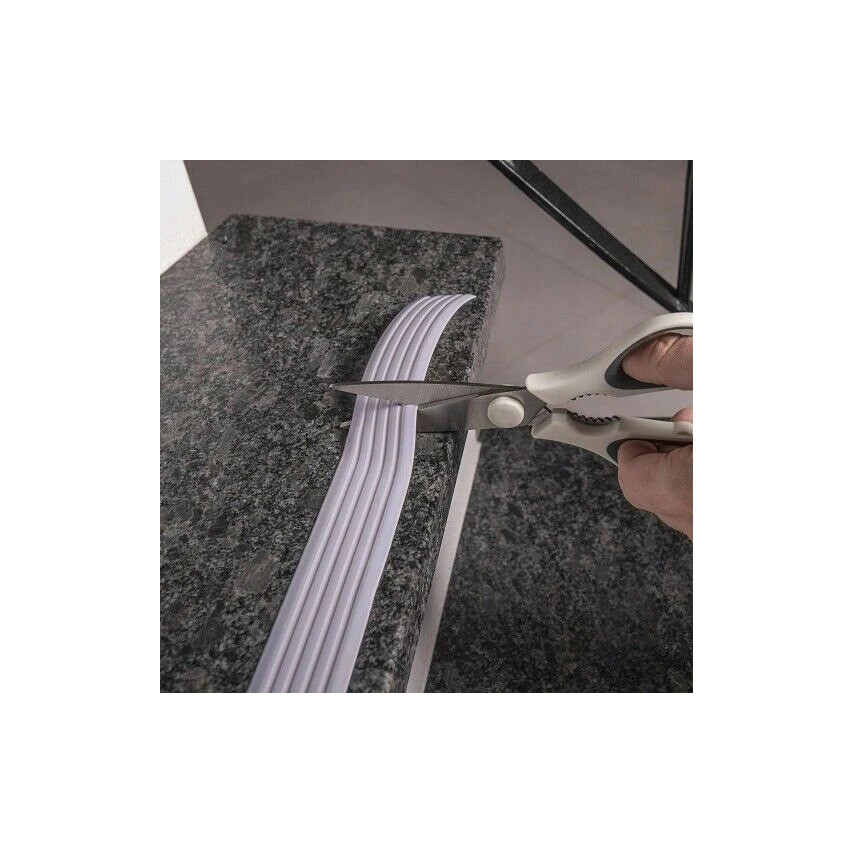halkskyddslist 35 mm, 5 m, svart-silver självhäftande, flexibel, mjuk remsa LAP