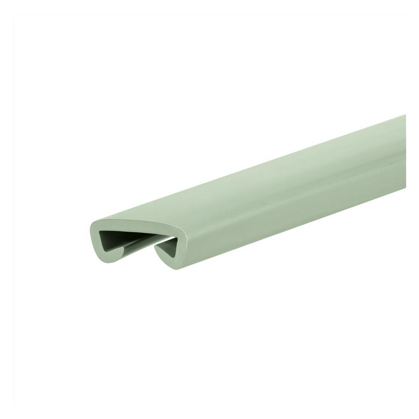 Ledstång PVC, trapphandledare, trappräcke, PREMIUM, 40x8mm, ljusgrön, 1m