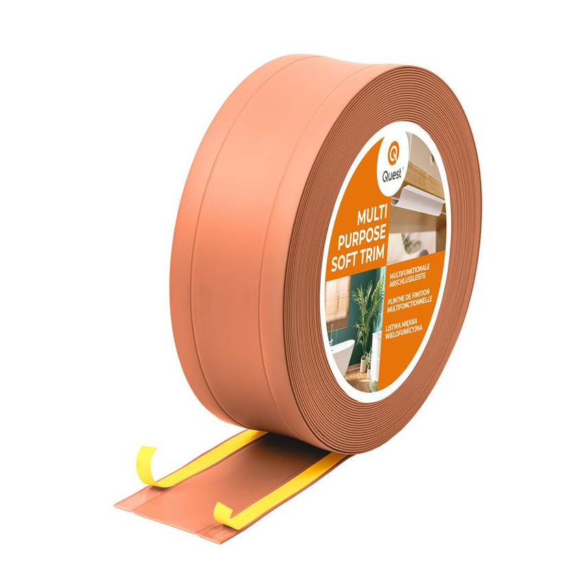 Plinthe multifonctionnelle en PVC Tegelsten 6in1 – panneau de finition auto-adhésif