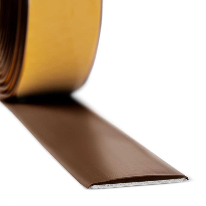 Självhäftande tröskellist PVC brun LP
