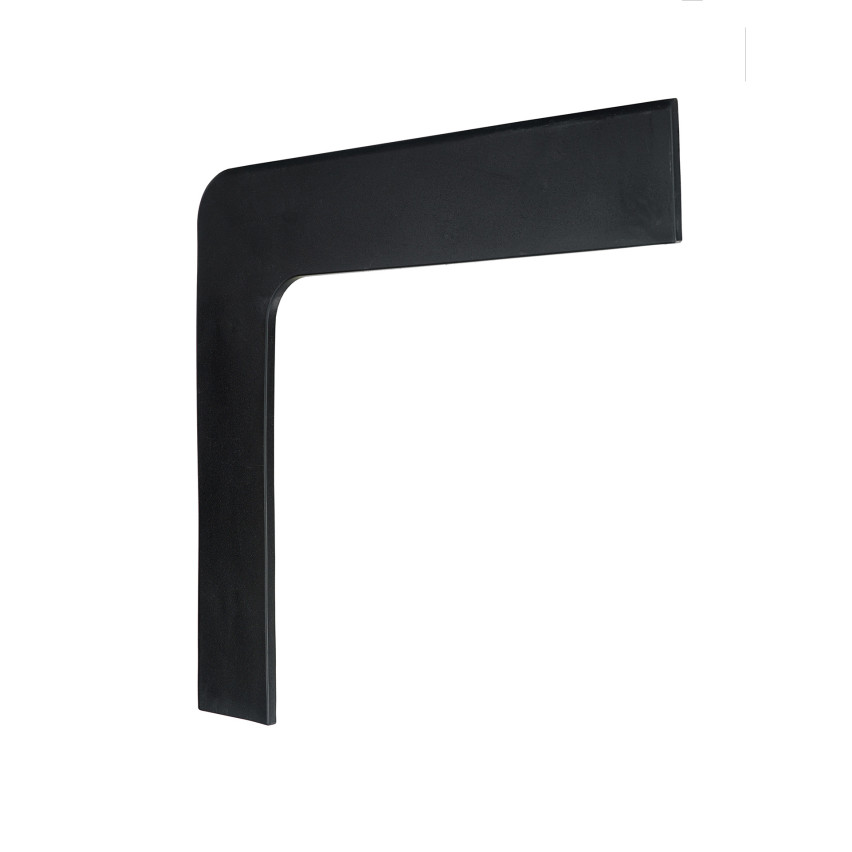 Externt väggprofil PVC svart P1