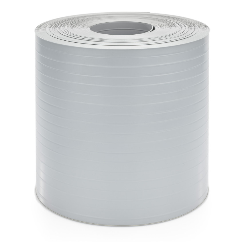 PVC sekretessremsa höjd 19 cm tjocklek: 1,2 mm, grå.