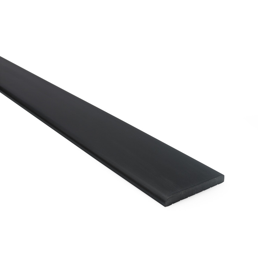 Vägglist för trappsystemet PVC 40 mm, svart LP