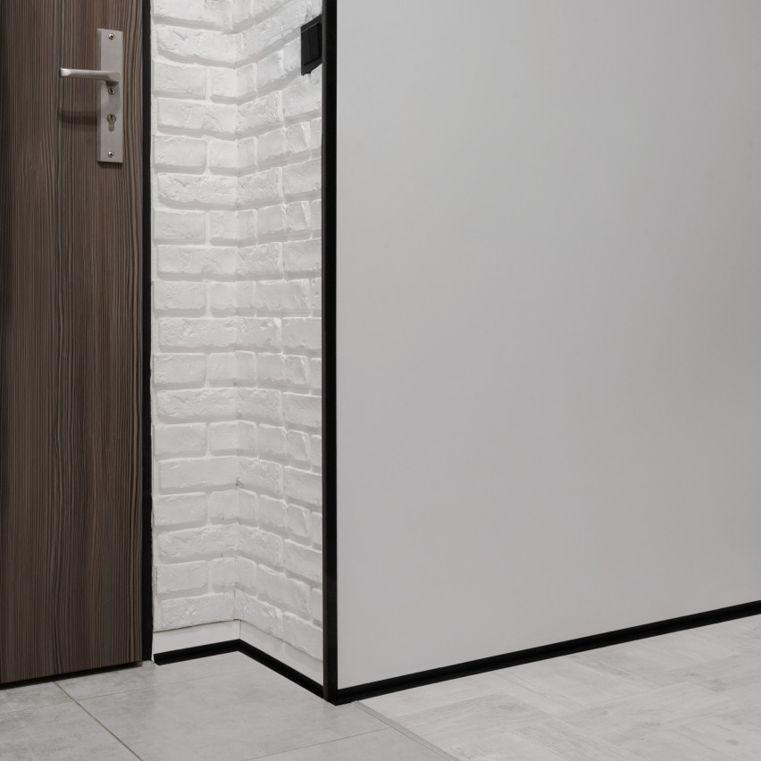 Mjuk hörnskyddslist PVC silver, skyddande KM