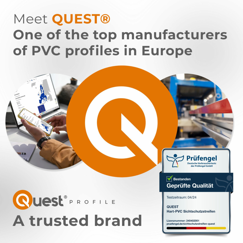 Staketband Quest® Lux 900 g/m², 19cm Grön RAL 6005