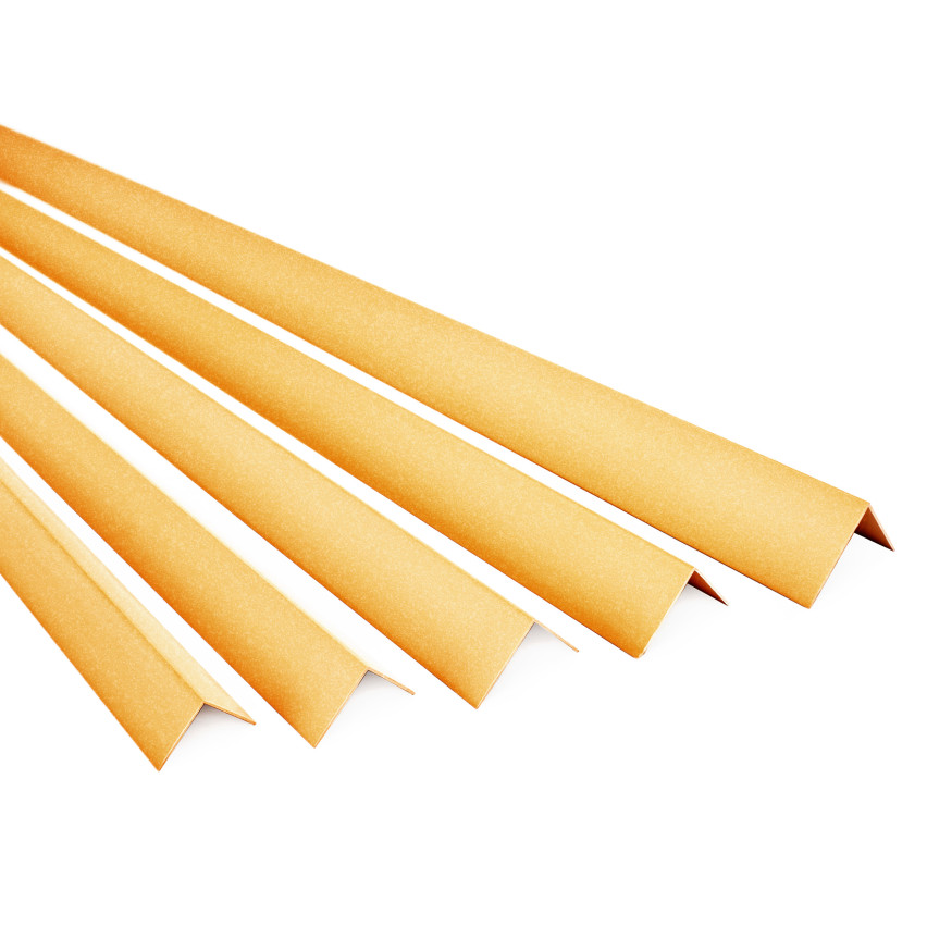 PVC hörnprofil, ojämn, kantskydd, hörnskydd, guld