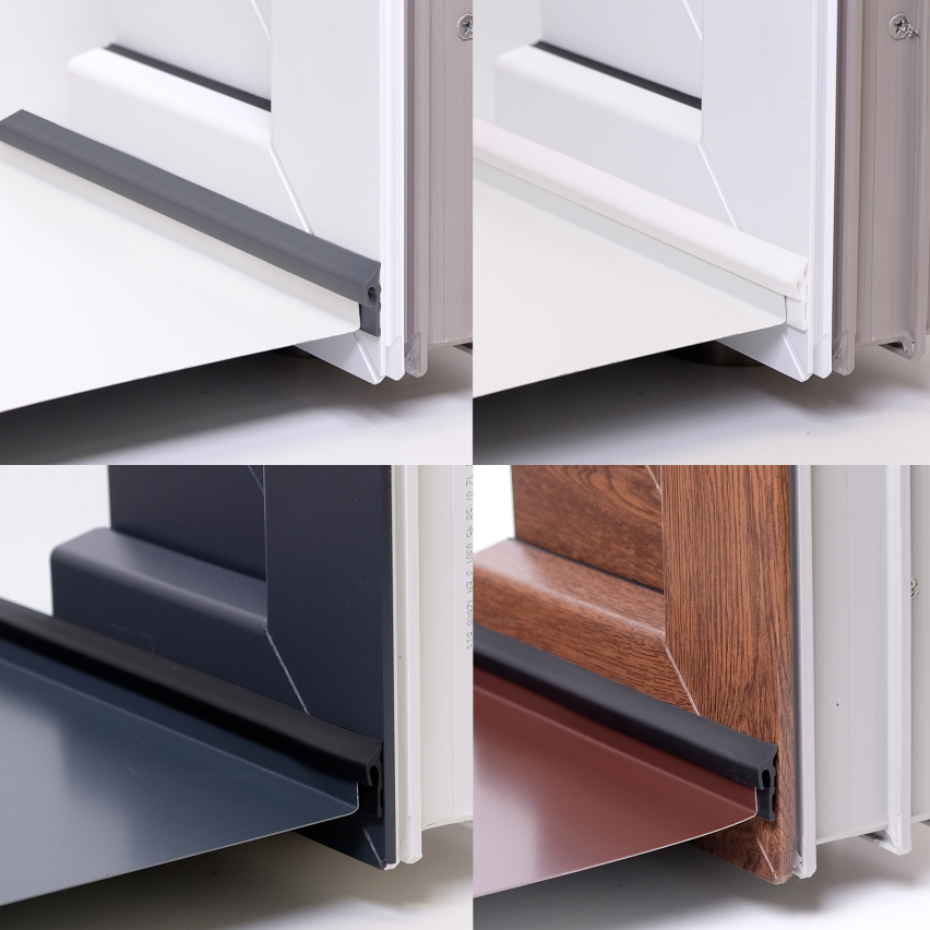 Packning  för metallfönsterbrädor PVC , packningar, brun, 1 m