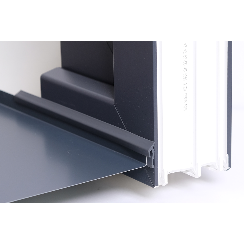 Packning  för metallfönsterbrädor PVC , packningar, grafit, 100 cm