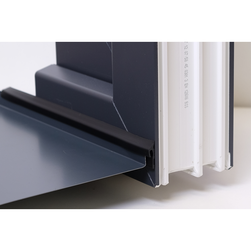 Packning  för metallfönsterbrädor PVC , packningar, brun, 1 m