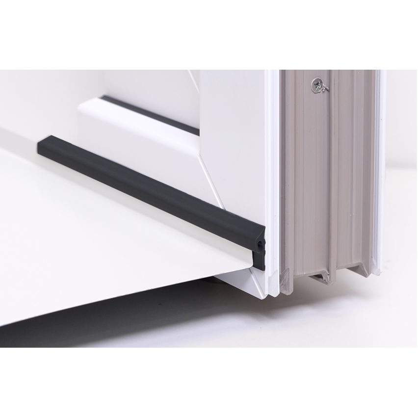 Packning  för metallfönsterbrädor PVC , packningar, grafit, 100 cm