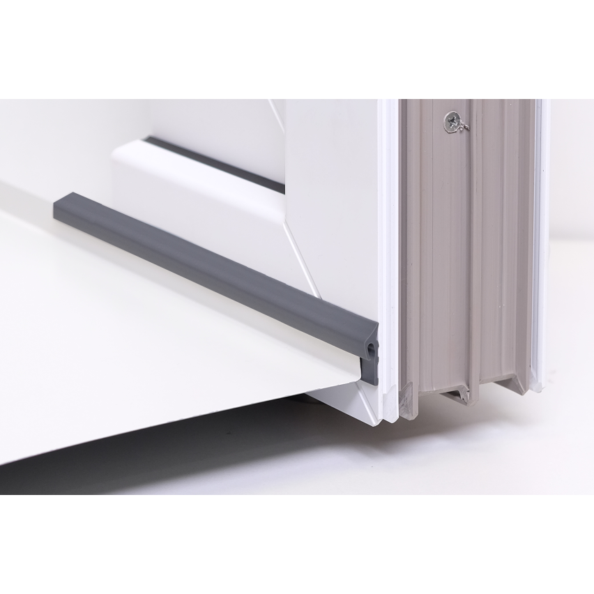 Packning  för metallfönsterbrädor PVC , packningar, brun, 1 m