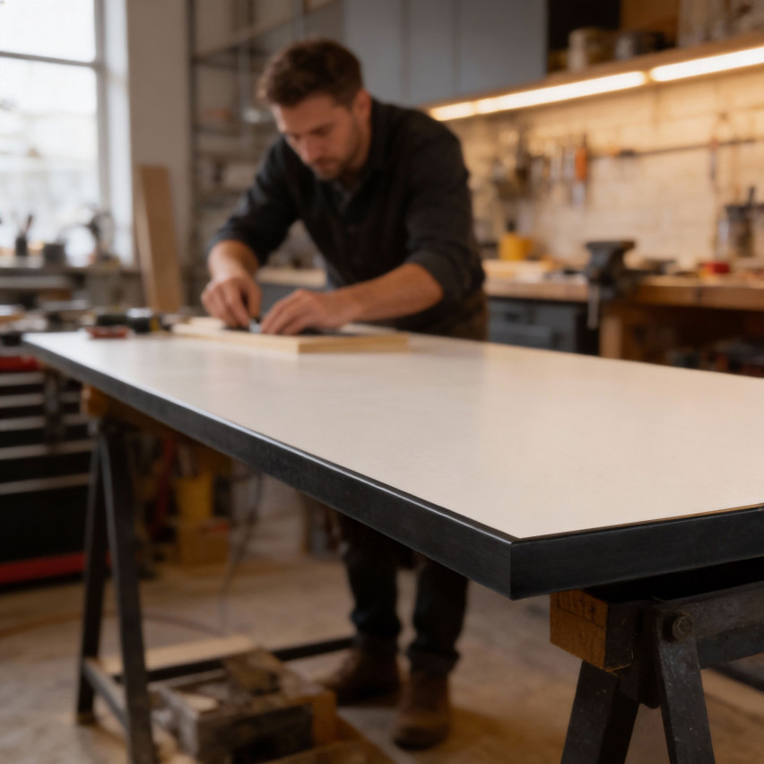 Möbellist, list c PVC , elastisk kantbandning med självhäftande tejp, svart, 5 m