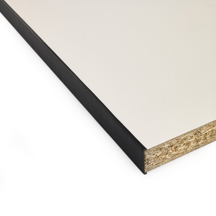 Möbellist, list c PVC , elastisk kantbandning med självhäftande tejp, svart, 5 m