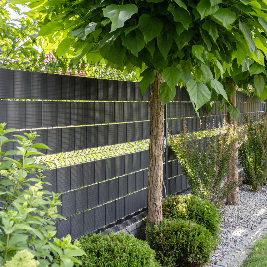 Insynsskydd PVC för trädgården och balkongen  UV-beständig, 900 g/m2, Antracit, 26 m