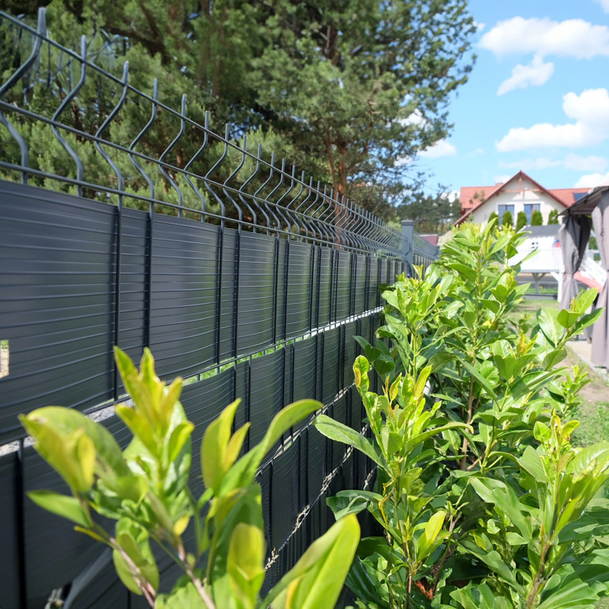 Insynsskydd PVC för trädgården och balkongen  UV-beständig, 900 g/m2, Antracit