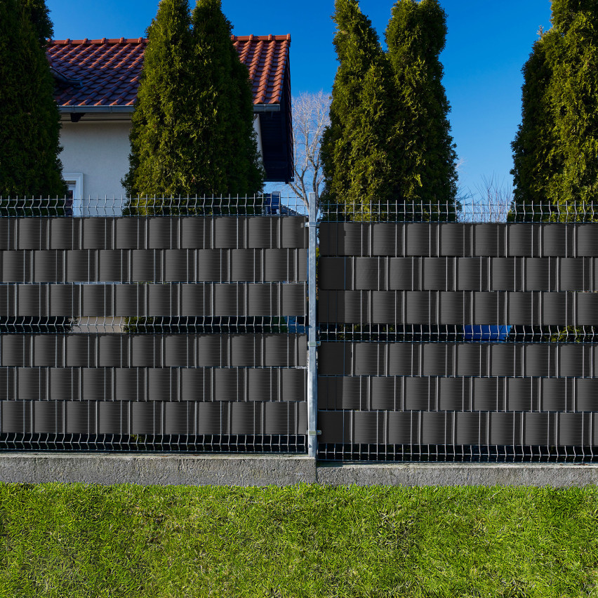 Insynsskydd PVC för trädgården och balkongen  UV-beständig, 900 g/m2, Antracit, 26 m
