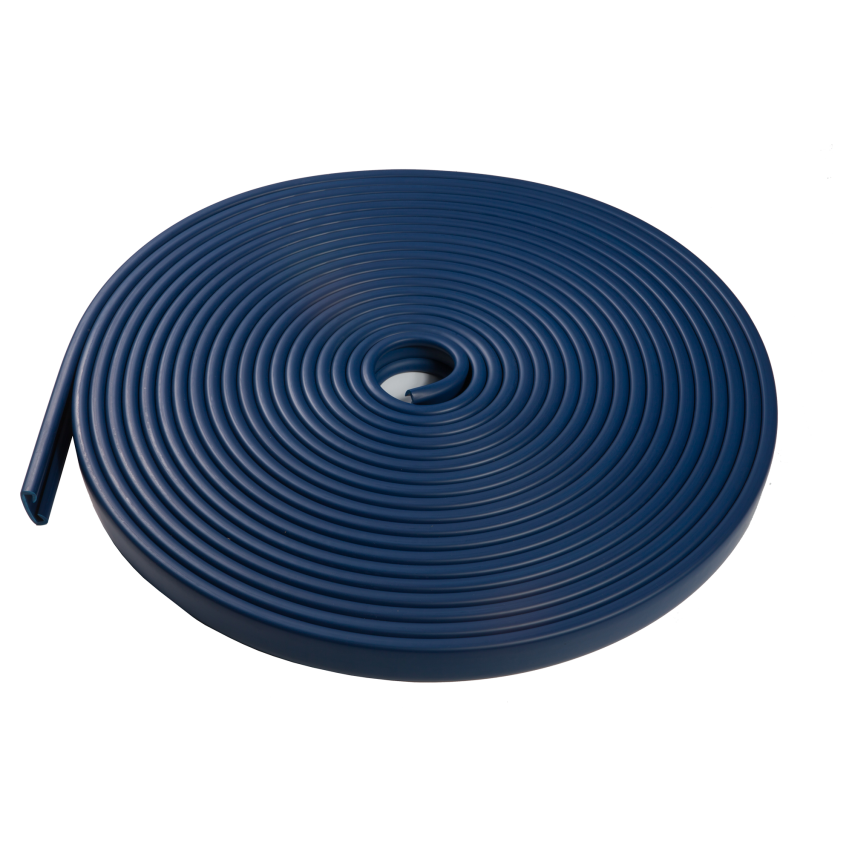 Ledstång trappa PVC PREMIUM 40x8 mm, handräcke i mjuk, Marin, 1 m