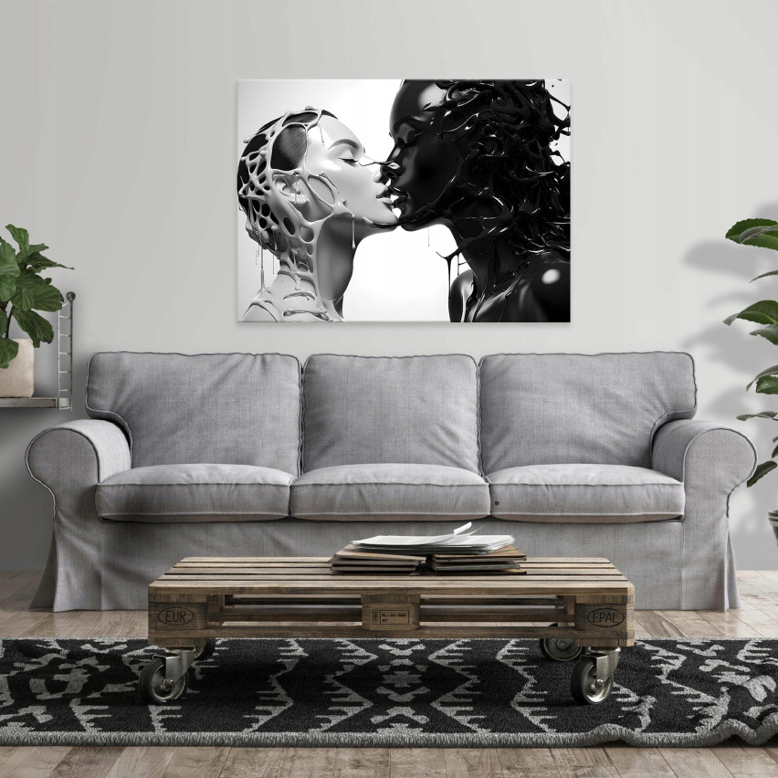 Bild KVINNOR ABSTRAKT XXL Väggbild 120x80