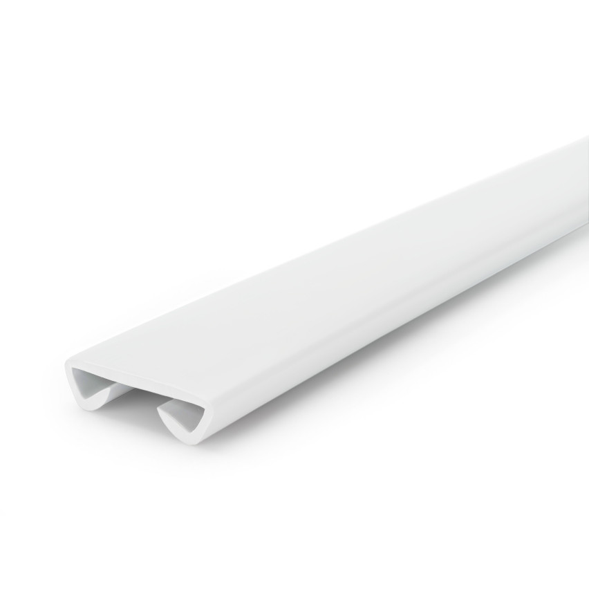 PVC-räcke STANDARD 40x8mm vit