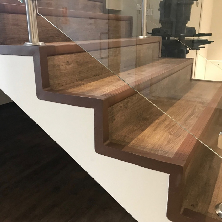 Yttre hörnelement PVC  Z1, mörkgrå