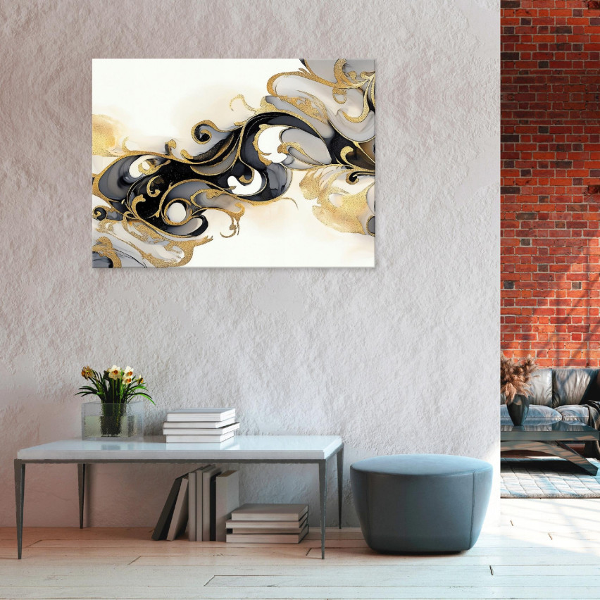 ABSTRAKT GLAMOUR WALLPAPER BILD FÖR SOVRUM OCH RUM 120x80 PP15432