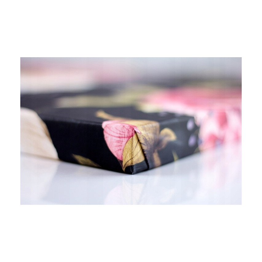 VINTAGE RETRO VARDAGSRUM VINTAGE BLOMMOR canvas 120x80